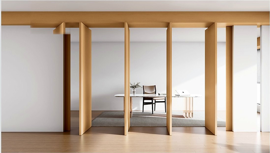 中轴门 Central Pivot Door